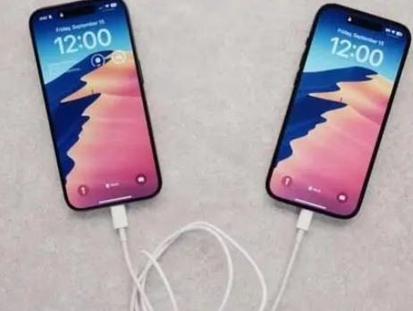 管城回族苹果15维修店分享iPhone15可以给安卓充电吗 