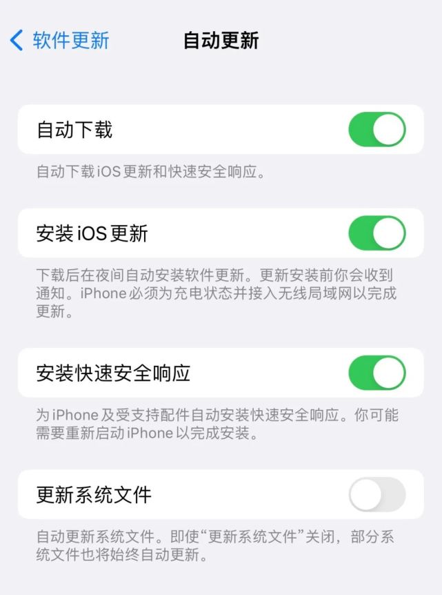 管城回族苹果手机维修分享苹果快速安全响应更新有必要安装吗 